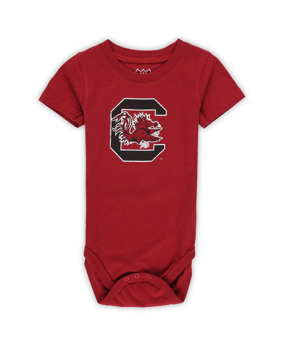 Wes & Willy Baby Boys And Girls 3-pack South Carolina Gamecocks Bodysuit Set In Animal Print