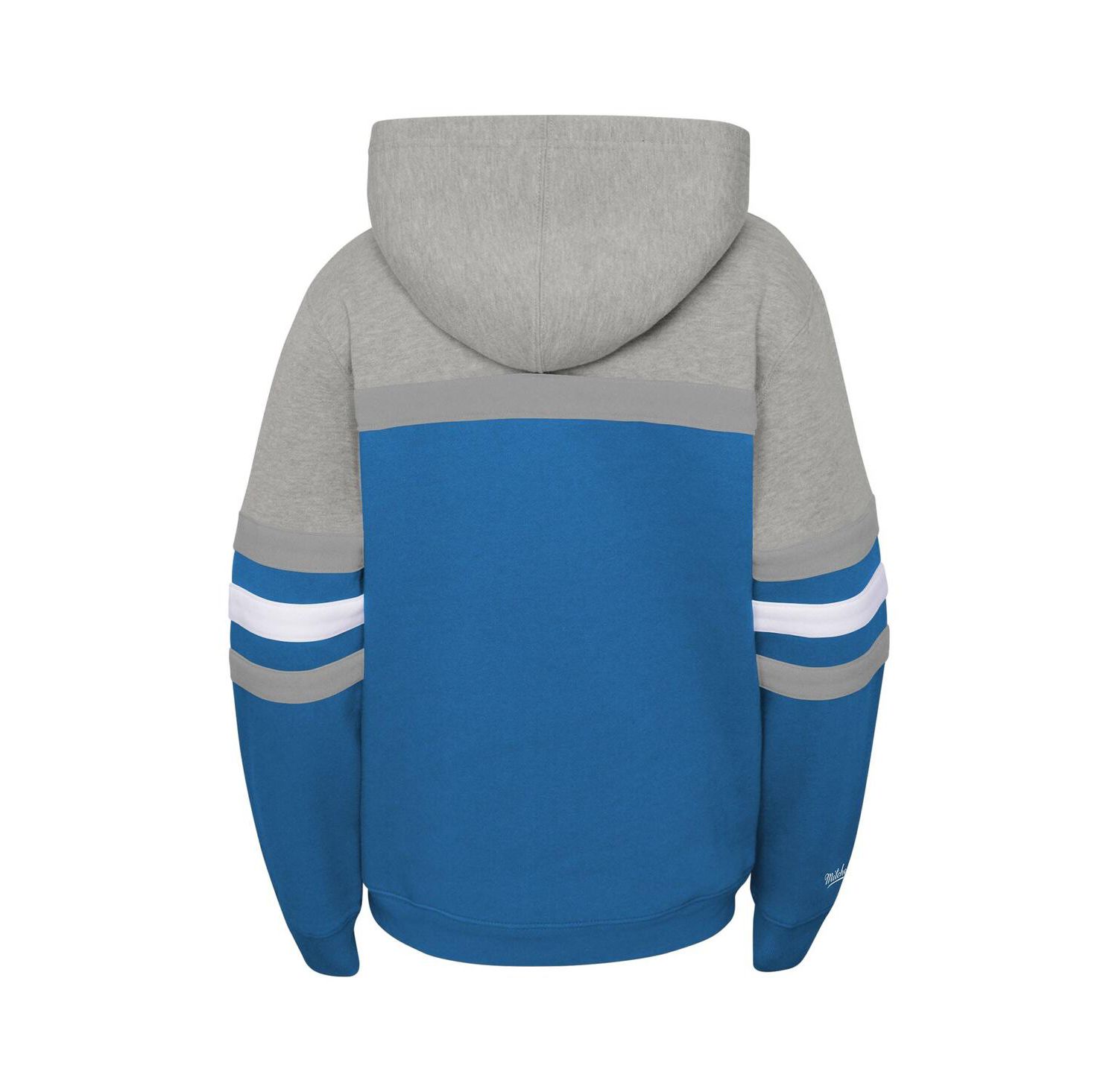 Big Boys and Girls Blue Detroit Lions Throwback Head Coach Pullover Hoodie