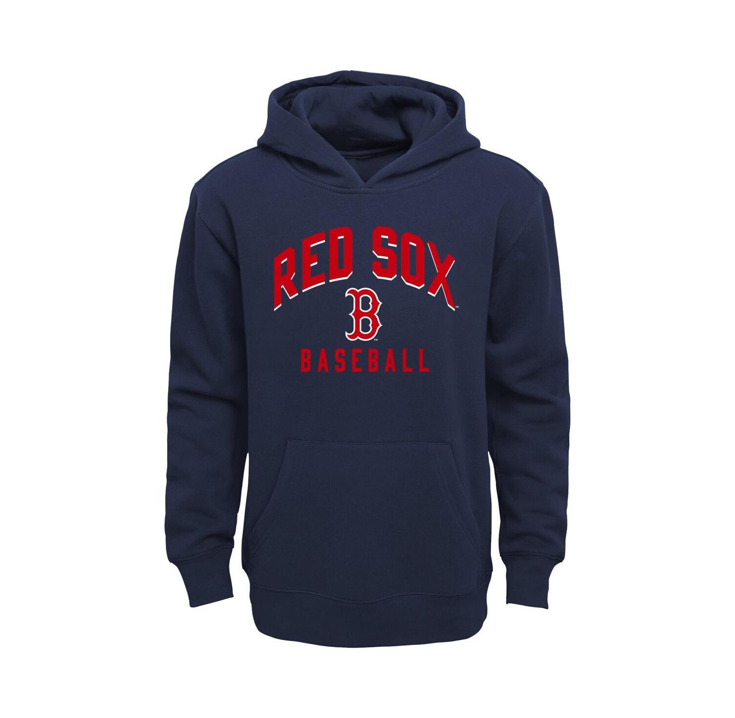 Baby Boys and Girls 2-Piece Navy/Heather Gray Boston Red Sox Play by Play Pullover Hoodie and Pants Set