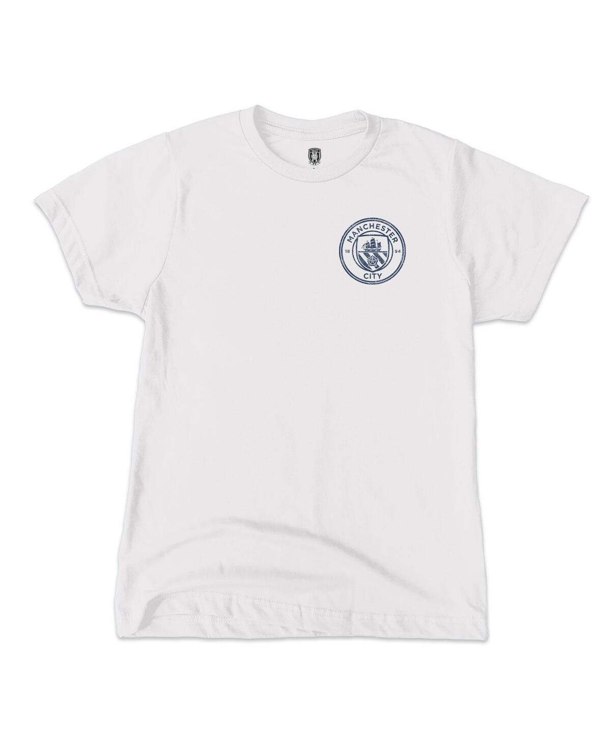 1863fc Big Boys And Girls Phil Foden White Manchester City Player T-shirt In White