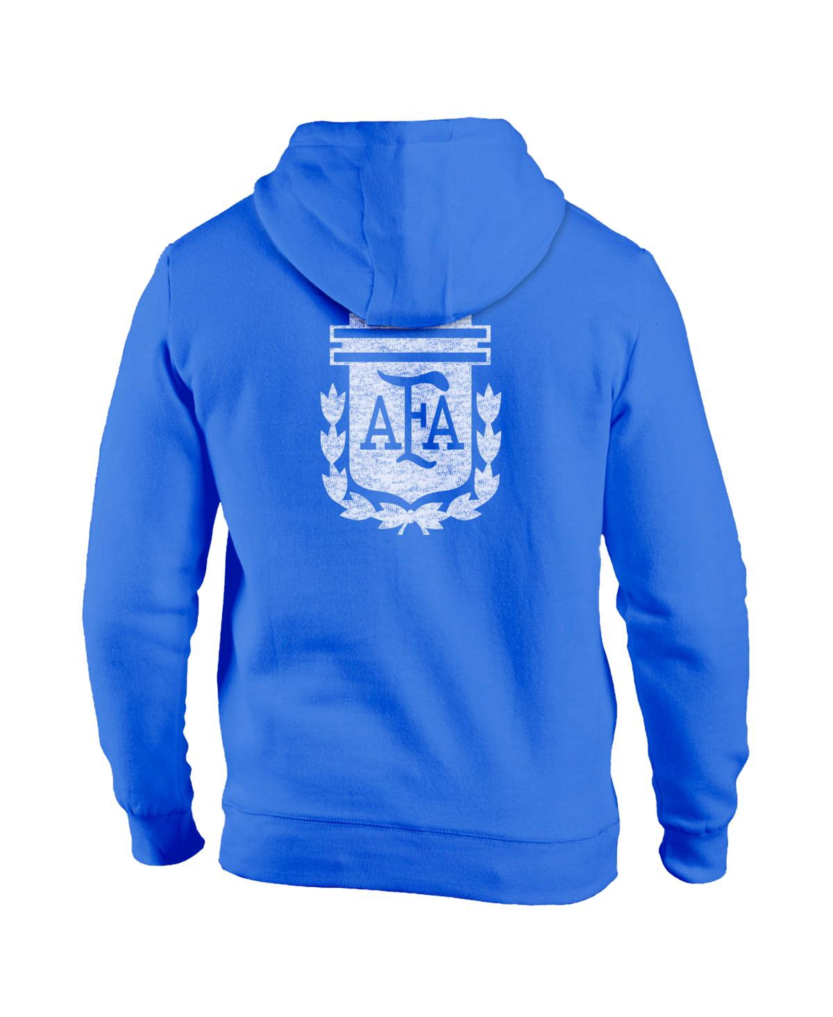 1863fc Men's Blue Argentina National Team Wordmark Fleece Pullover Hoodie In Blue