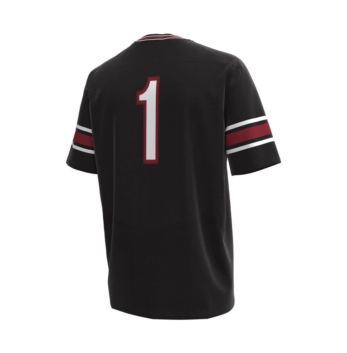 Мужской топ Under Armour Black South Carolina Gamecocks Premier Football Jersey — фото 3