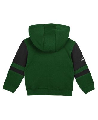 Preschool Green New York Jets Stadium Color Block Full-Zip Hoodie