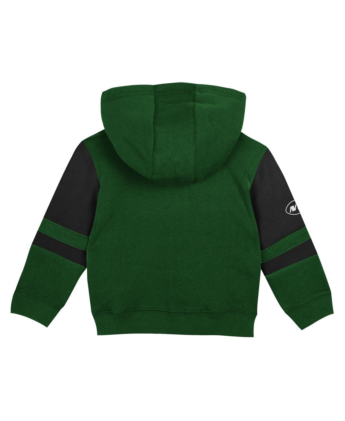 Outerstuff Preschool Green New York Jets Stadium Color Block Full-zip Hoodie In Green