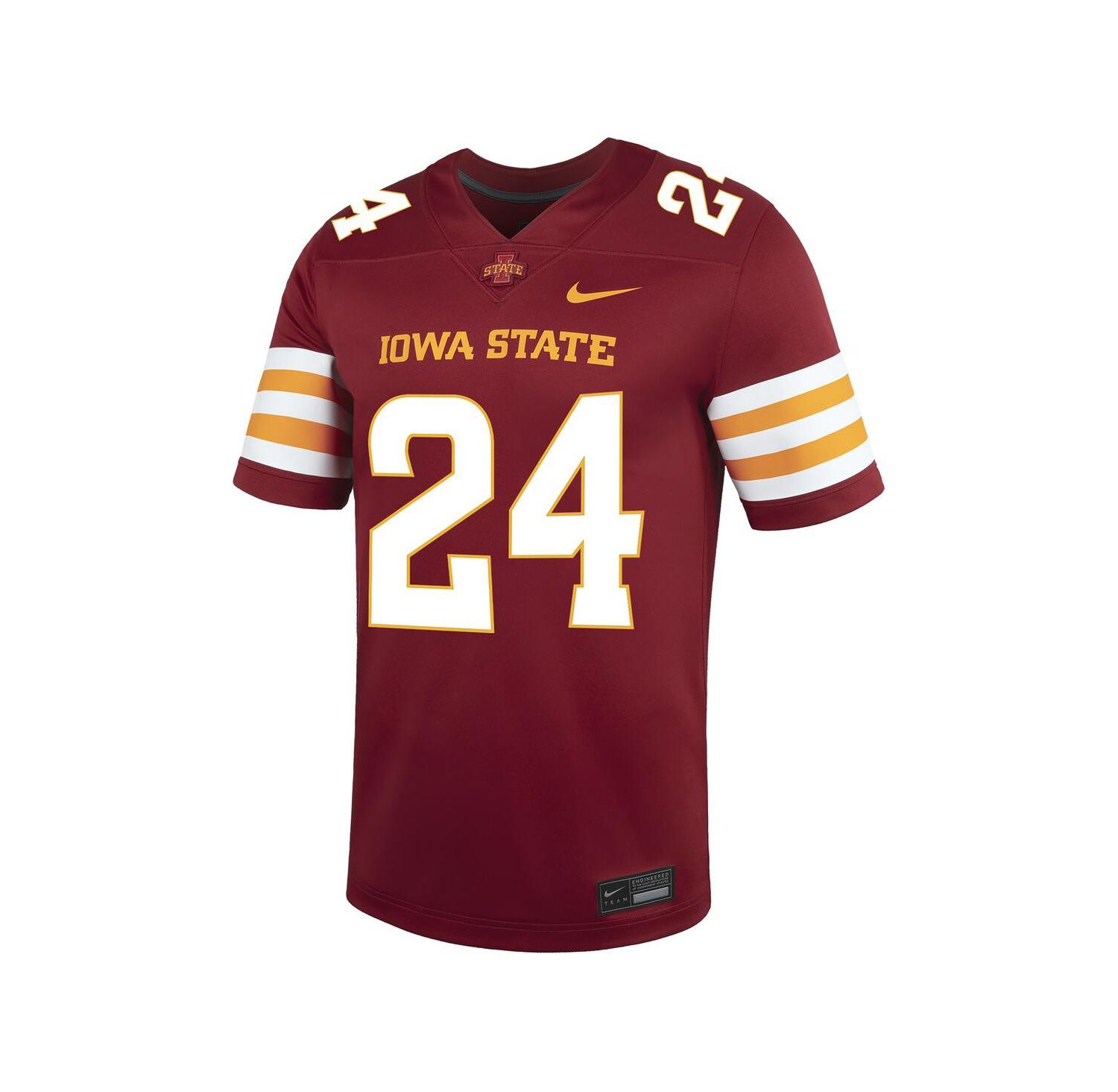 Men's 24 Cardinal Iowa State Cyclones Untouchable Replica Game Jersey