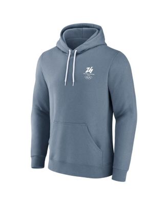 Men's Blue Milano Cortina 2026 Winter Olympics Fleece Pullover Hoodie