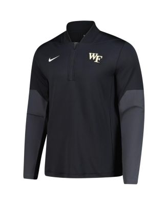 Men's Black Wake Forest Demon Deacons Dri-FIT Half-Zip Pullover Sweatshirt
