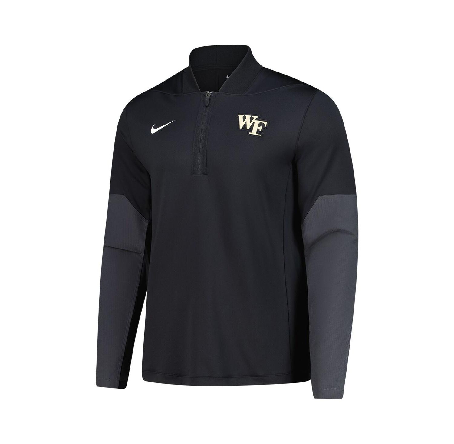Men's Black Wake Forest Demon Deacons Dri-FIT Half-Zip Pullover Sweatshirt