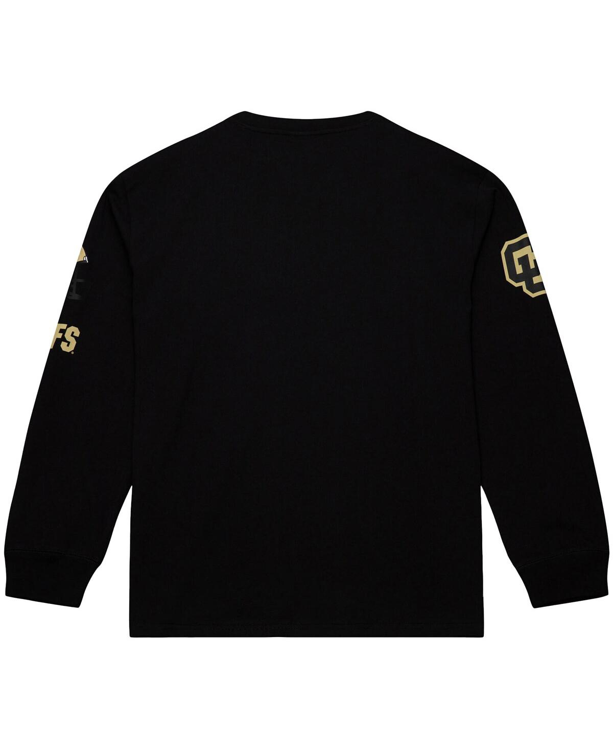 Mitchell & Ness Men's Black Colorado Buffaloes Training Camp Long Sleeve T-shirt In Black
