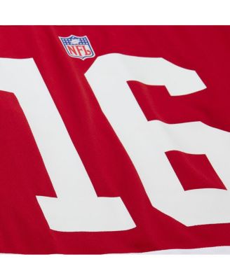 Men's&nbsp;Joe Montana Scarlet San Francisco 49ers Maxed Out Fashion Hockey Jersey