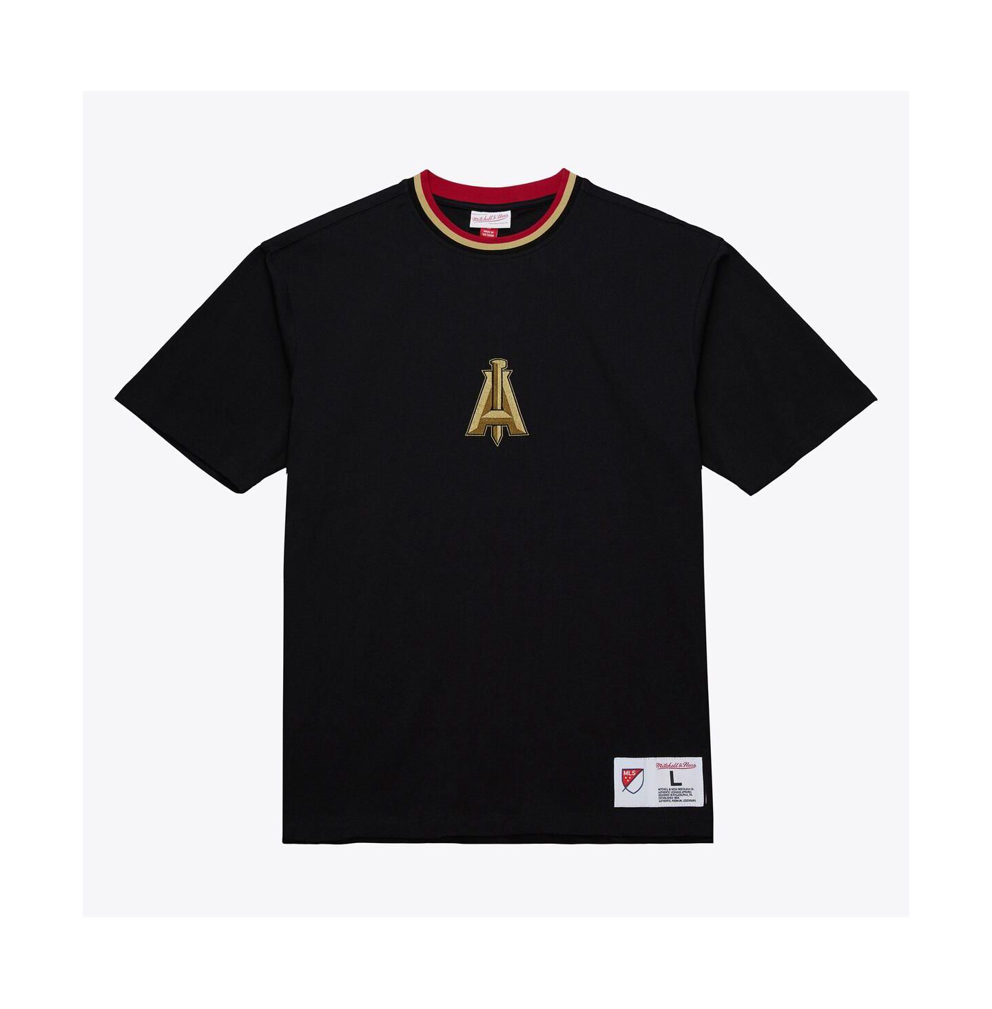 Мужская футболка Mitchell & Ness Black Atlanta United FC Playmaker — фото 3