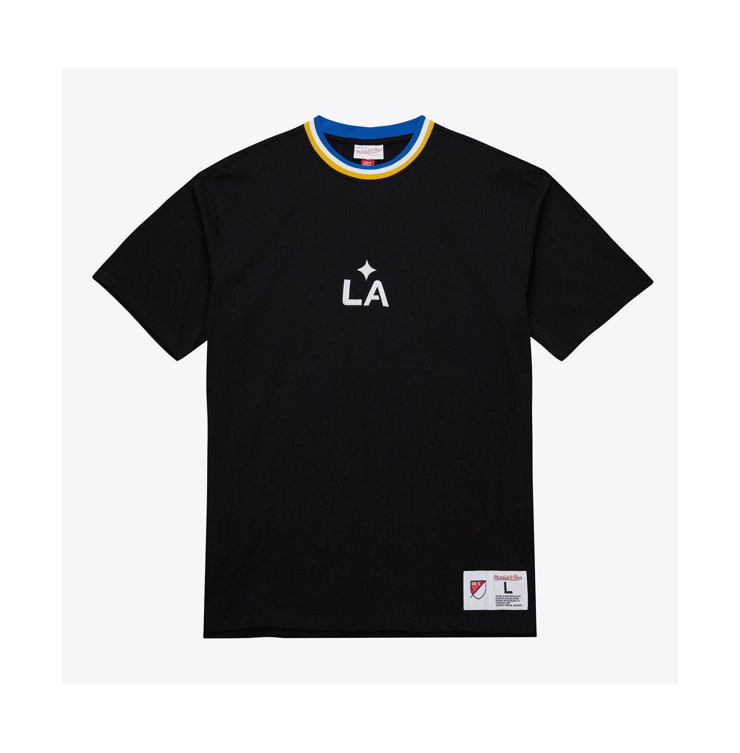 Мужская футболка Mitchell & Ness Black LA Galaxy Playmaker — фото 2