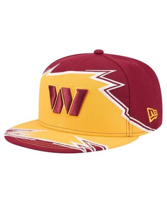 New Era - Men's Burgundy/Gold Washington Commanders Break 59FIFTY Fitted Hat