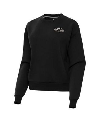 Women's Black Baltimore Ravens Victory Pullover Sweatshirt