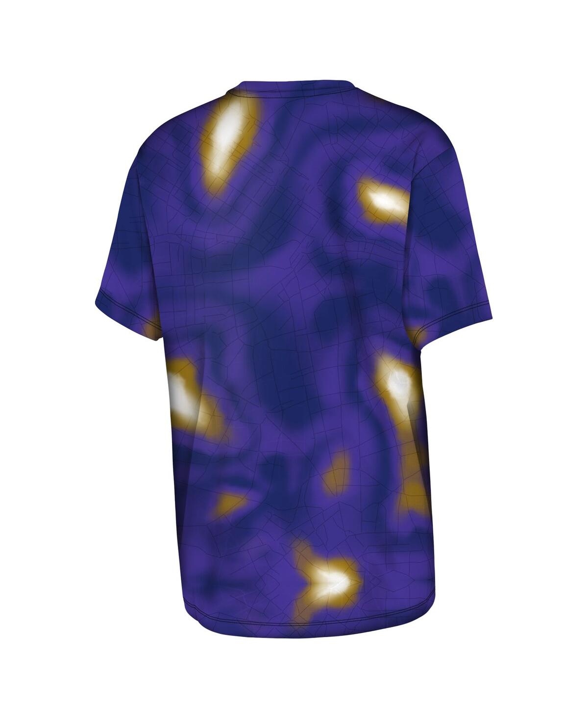 Outerstuff Youth  Purple Minnesota Vikings End Zone Dri-tek T-shirt In Purple