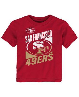 Outerstuff - Toddler Scarlet San Francisco 49ers Teamwork T-Shirt