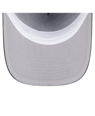 Men's Black Atlanta Braves Chainstitch 9FIFTY A-Frame Snapback Hat