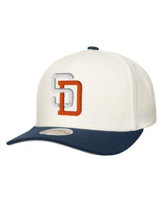 Mitchell & Ness - Men's&nbsp;Cream San Diego Padres Coop Stretch-Snapback Hat