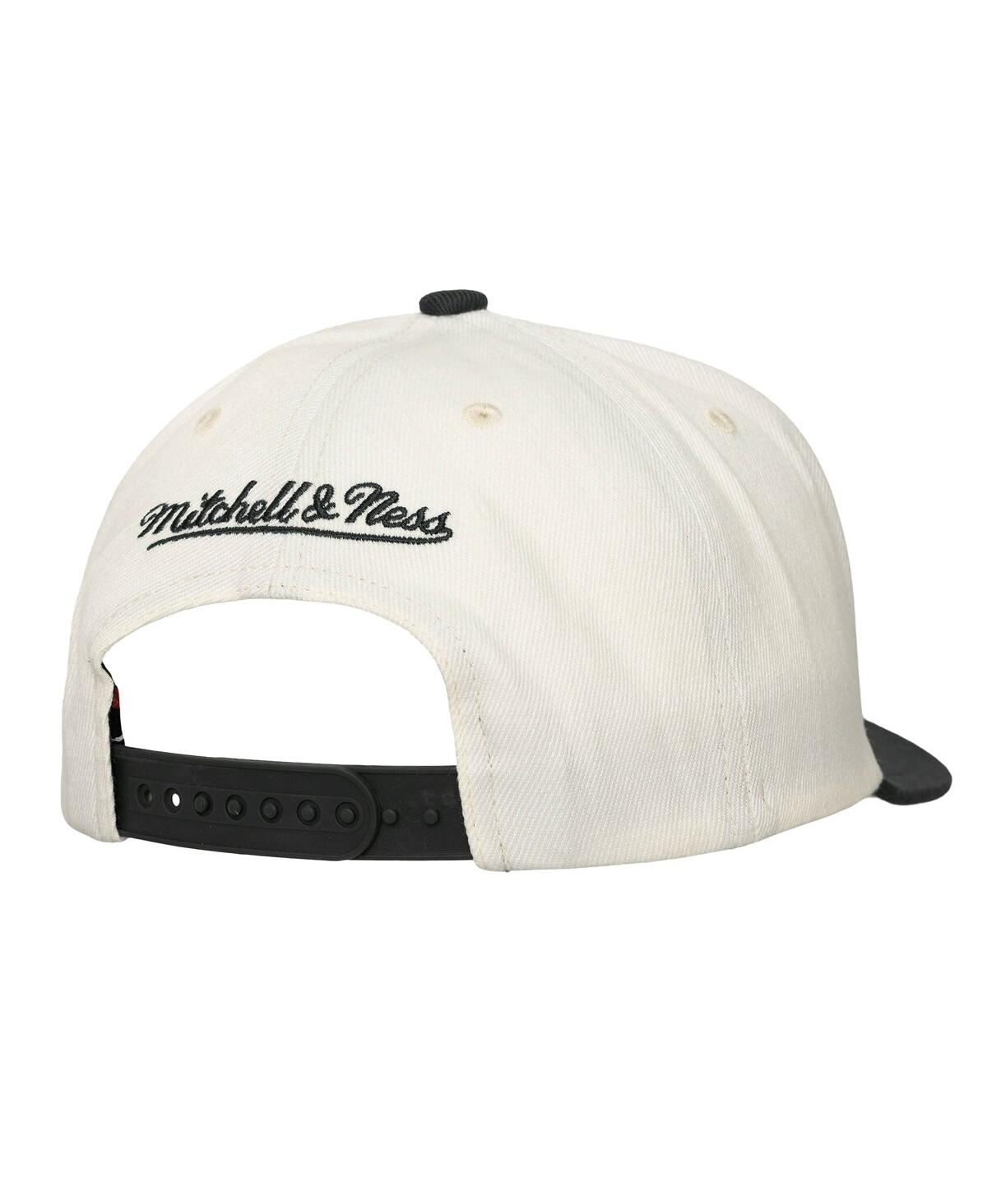 Mitchell & Ness Men'sâ Cream Tampa Bay Rays Coop Stretch-snapback Hat In White