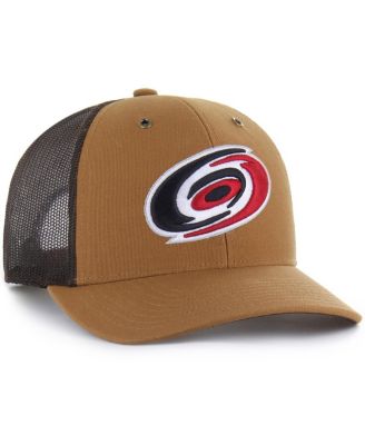 Brand Men's Brown Carolina Hurricanes Trucker Adjustable Hat
