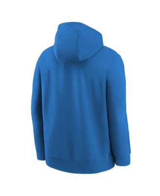 Big Boys and Girls Blue Oklahoma City Thunder 2025/26 Club Fleece Practice Hoodie