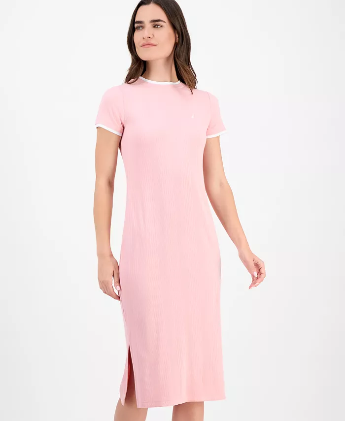 Nautica Women's Ribbed Midi Dress - thumbnail 2
