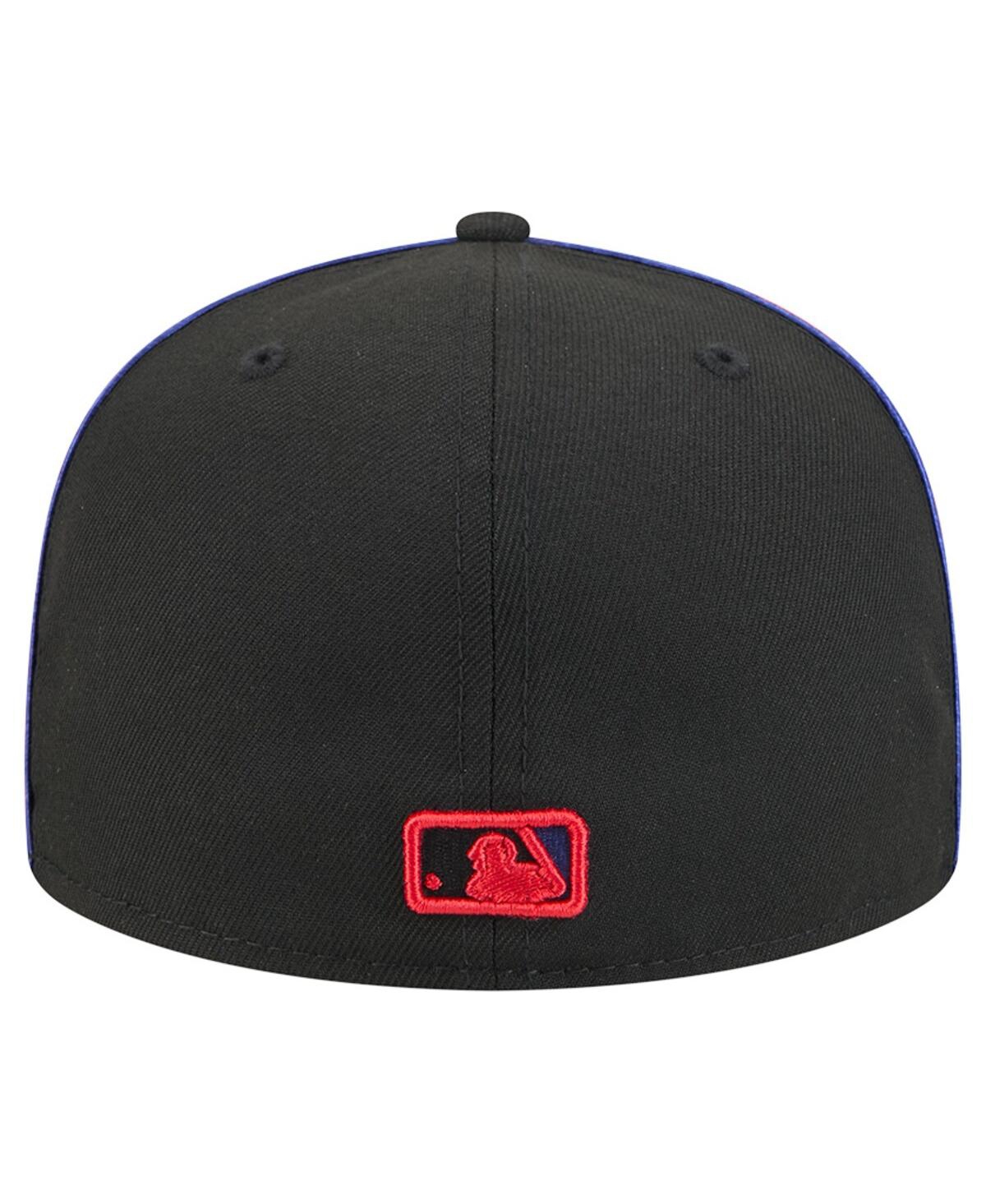 New Era Men's Black Philadelphia Phillies Soutache 59fifty Fitted Hat In Black