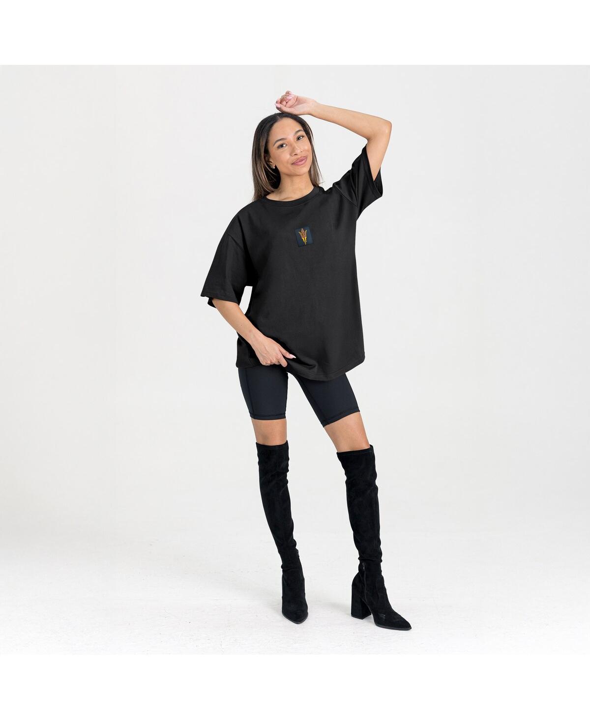 Gameday Couture Women's Black Arizona State Sun Devils Oversized Back At Ya T-shirt In Black