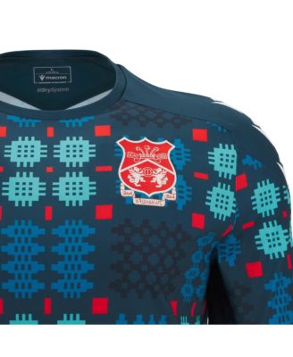 Men's Blue Wrexham Warm-Up Jersey