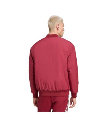 adidas Men's Red Arsenal Terrace Icons Reversible Full-Zip Jacket