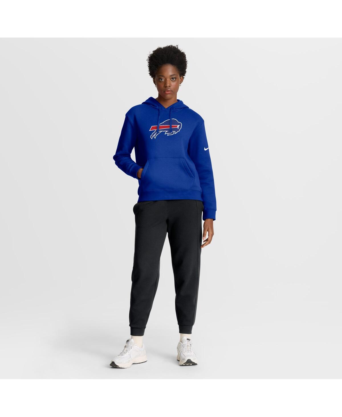 Nike Women's Royal Buffalo Bills Club Fleece Pullover Hoodie In Blue