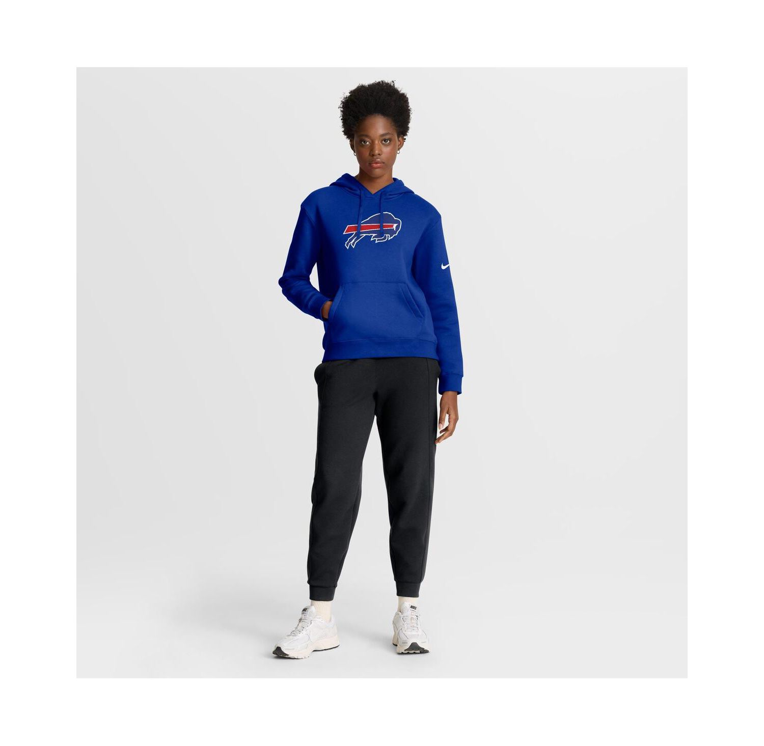 Women's Royal Buffalo Bills Club Fleece Pullover Hoodie
