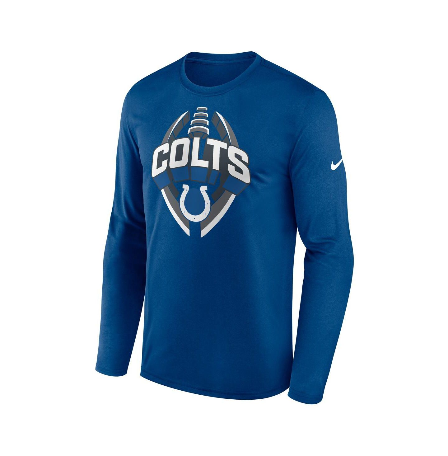 Мужская футболка Nike Royal Indianapolis Colts Primetime Legend Icon Performance Long Sleeve — фото 4
