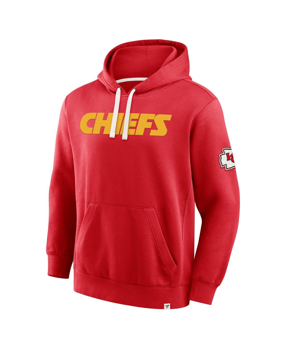 Fanatics Men's Red Kansas City Chiefs New Horizons Heritage Pullover Hoodie In Red