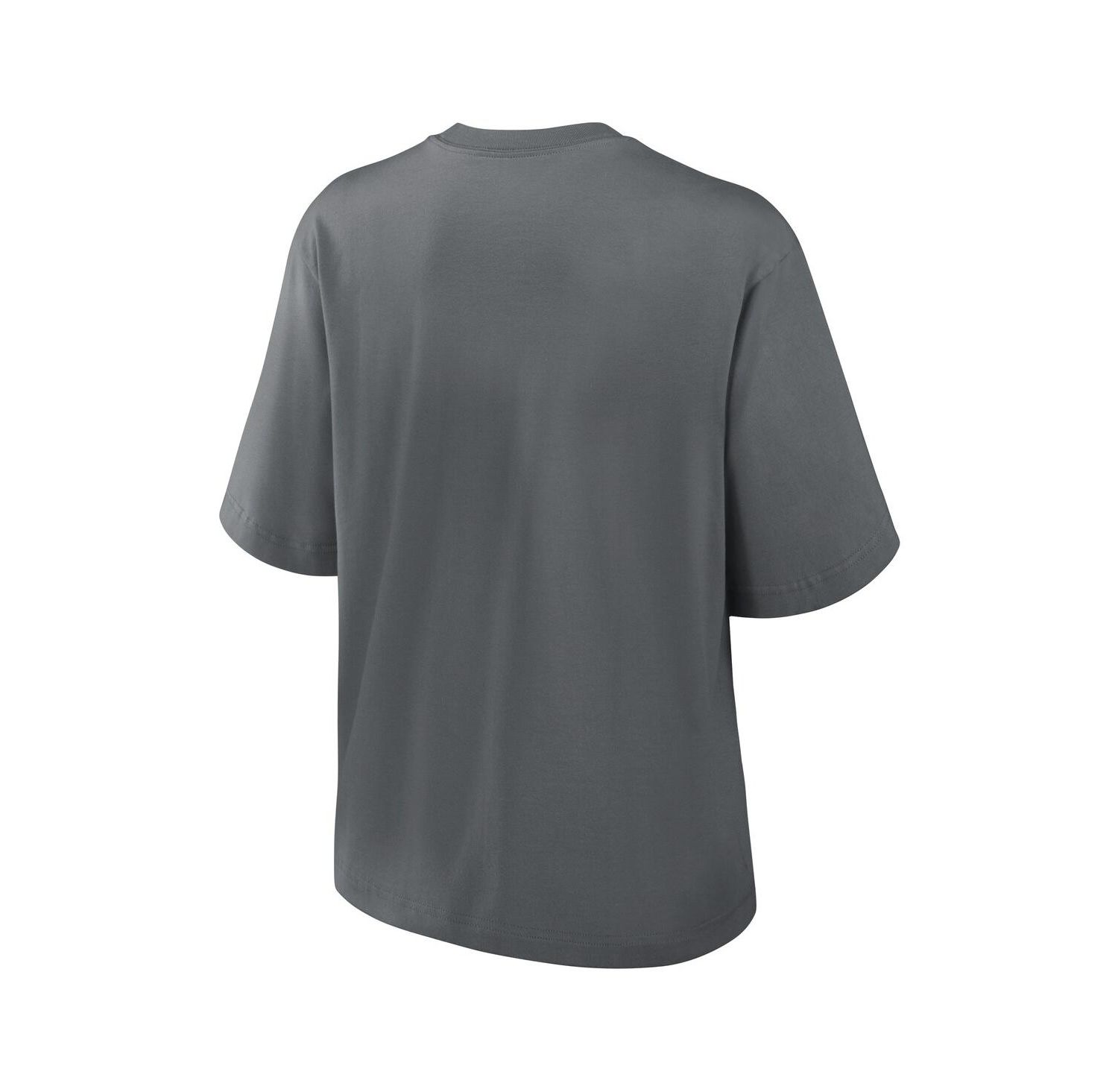 Women's Charcoal Pittsburgh Steelers Glory Arch Boxy T-Shirt