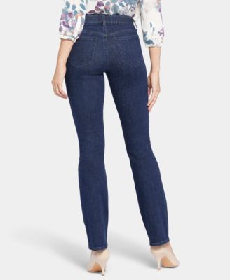Petite Marilyn High Rise Straight Leg Jeans