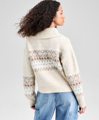 Women's Fair Isle Pullover Sweater, Macy's Exclusive