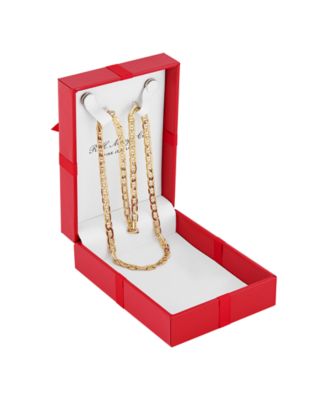 Lightweight Polished Mariner Link 20" Chain Necklace (5.5MM) in 14k Gold