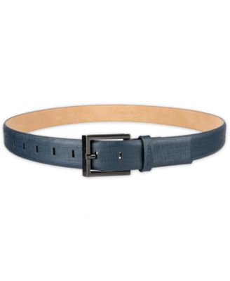 Sleek Saffiano Dress Belt