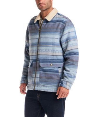 Men's Berber Lined Zip Front Rancher Jacket