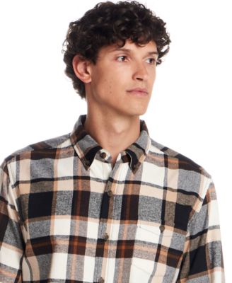Men's Button Front Flannel Shirt