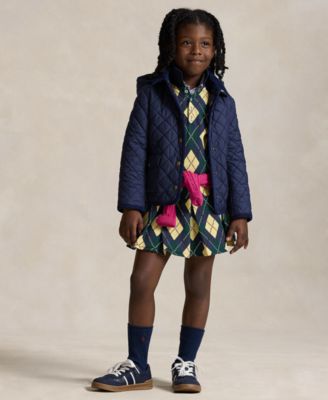 Girls' 2T-6X Printed Polo Dress