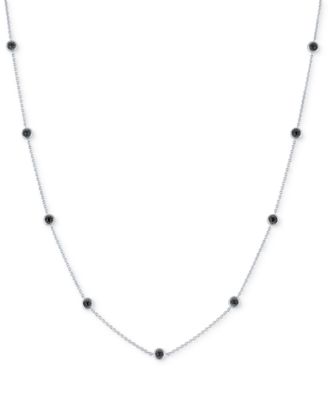 Macy's - Diamond Necklace (1/4 ct. t.w.) in Sterling Silver