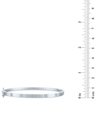 2-Pc. Diamond Bangle Bracelet Set (1/5 ct. t.w.) in Sterling Silver