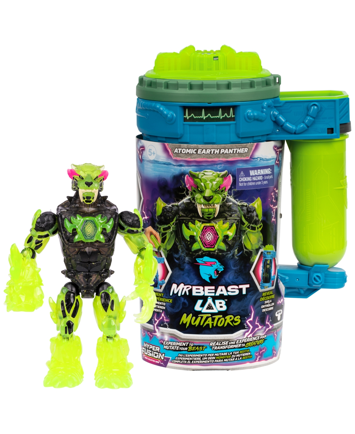 Mr Beast Lab Beast Mutation Chamber Playset S2 Assortment In Transparent