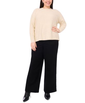 Plus Size Sequin Crewneck Sweater