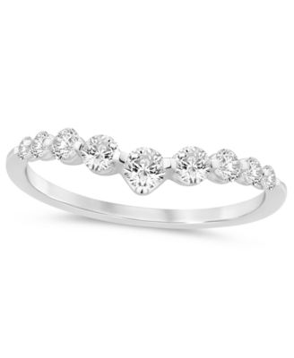 Diamond Band Ring (1/2 ct. t.w.) in 14K White Gold