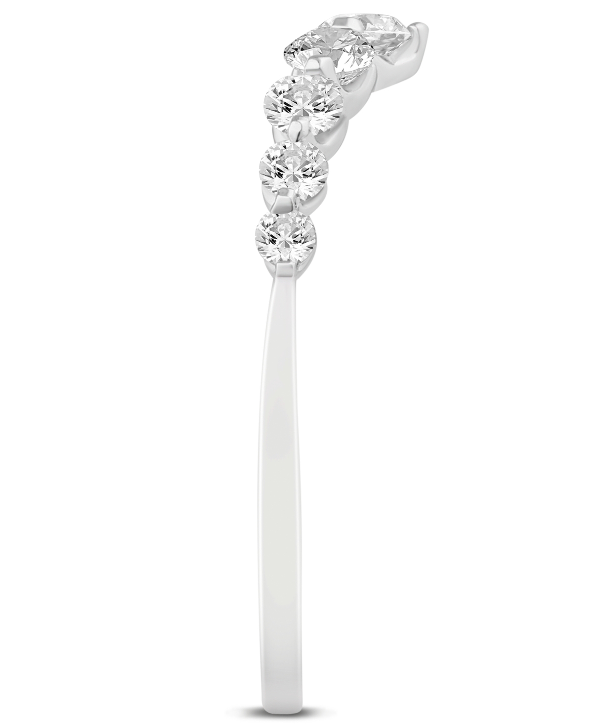 Macy's Diamond Band Ring (1/2 ct. t.w.) in 14K White Gold