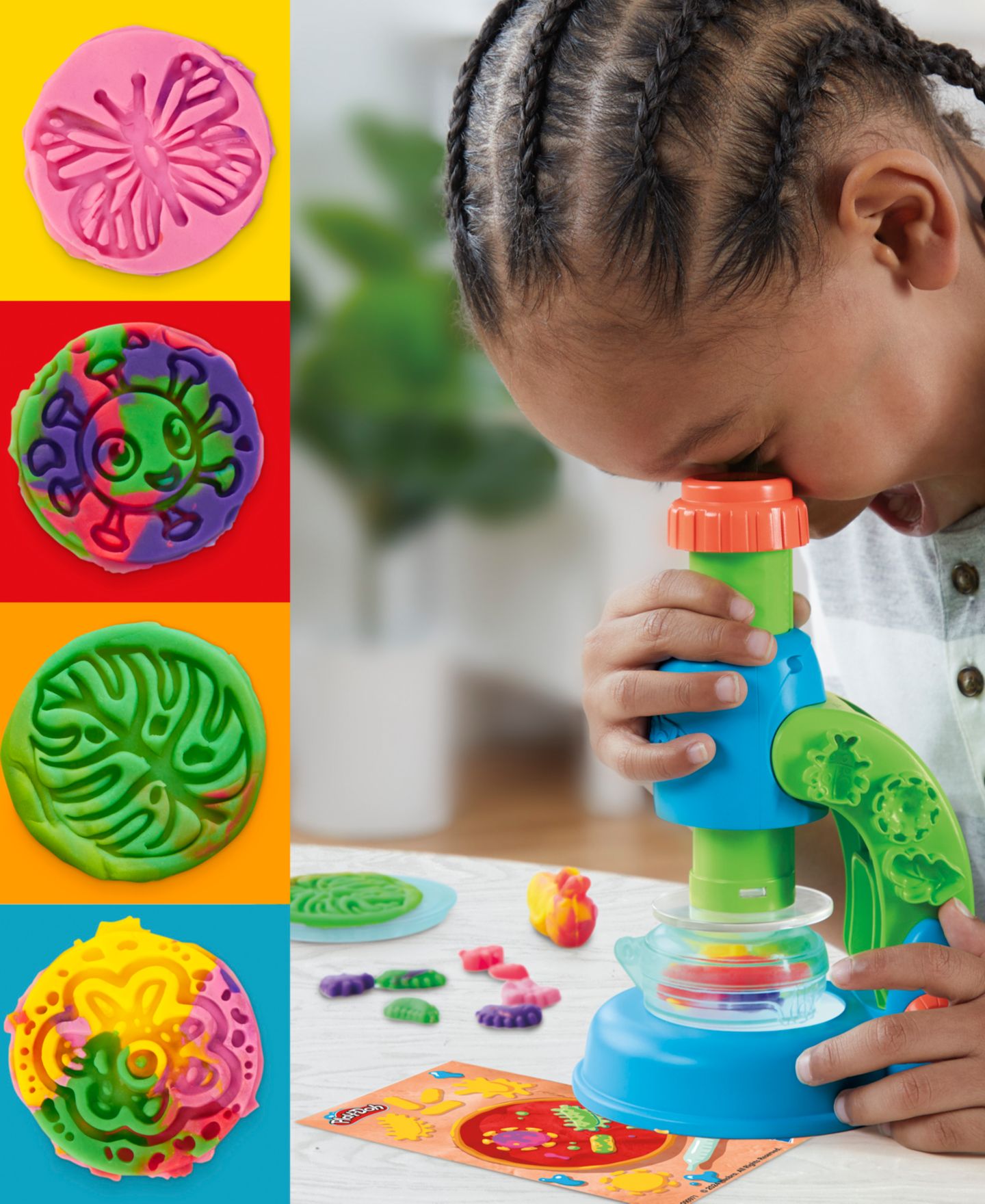 Детский игровой набор Play-Doh Light and Look Microscope Playset — фото 9