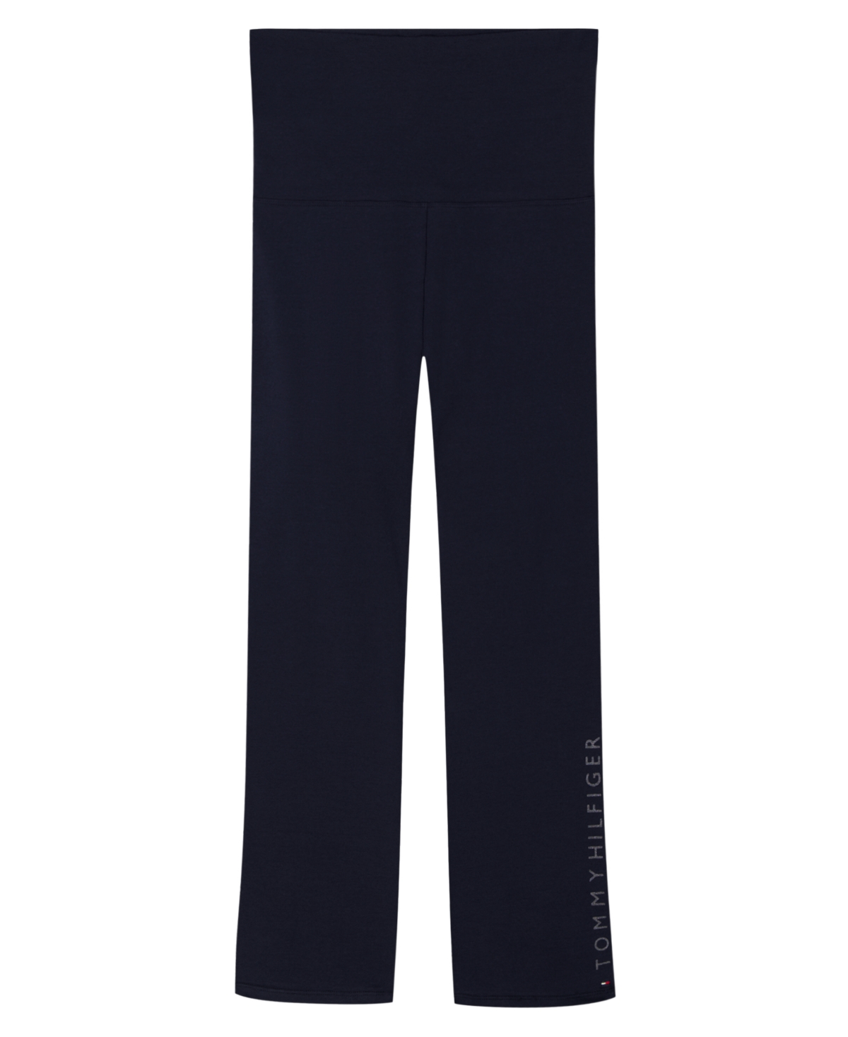 Tommy Hilfiger Girls 7-16 Foldover Yoga Pants In Multi